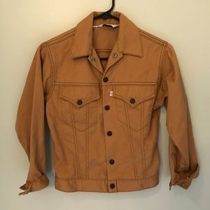 Vintage Levi’s jacket. Normal vintage ware.